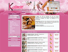 Tablet Screenshot of kdanse-boutique.com